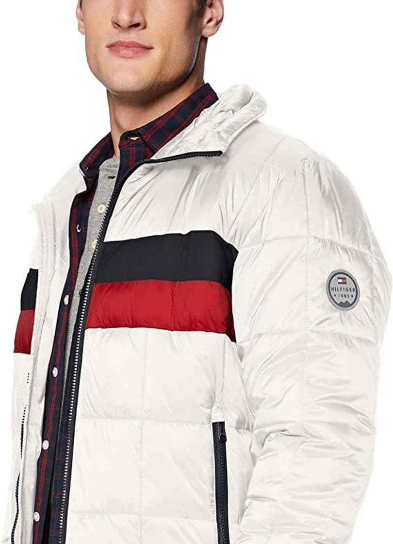 Moda Tommy Hilfiger - Sudadera acolchada para hombre 
