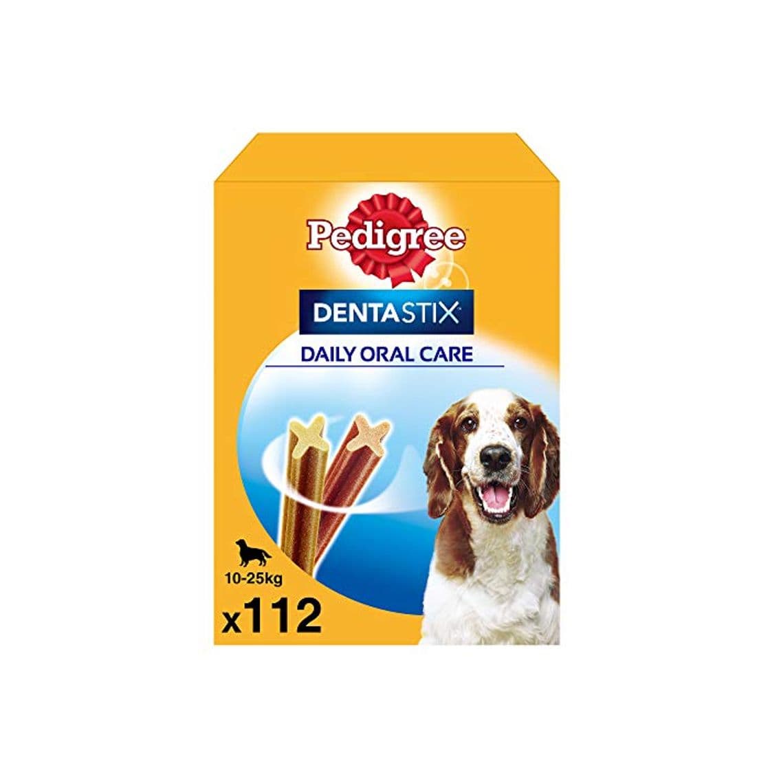 Producto Pedigree Pack de 112 Dentastix de uso diario para la limpieza dental de perros medianos