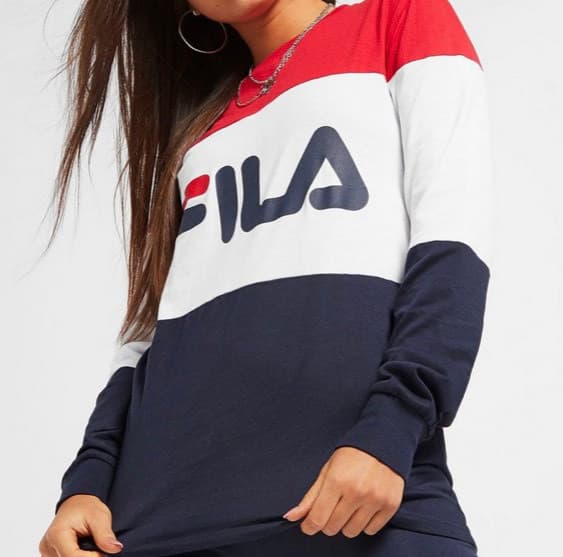 Moda Fila camiseta de manga larga Colour Block 