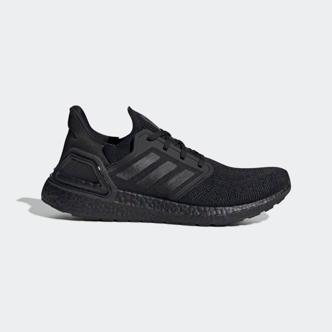 Fashion Men's Ultraboost 20 Core Black and Blue Violet Shoes