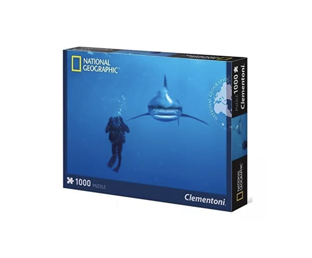 Product Clementoni National Geographic Puzzle Whitetip Tiburón 1000 