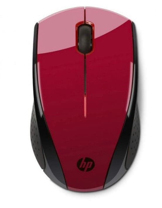 Fashion HP X3000 Ratón Inalámbrico Rojo 1200DPI 