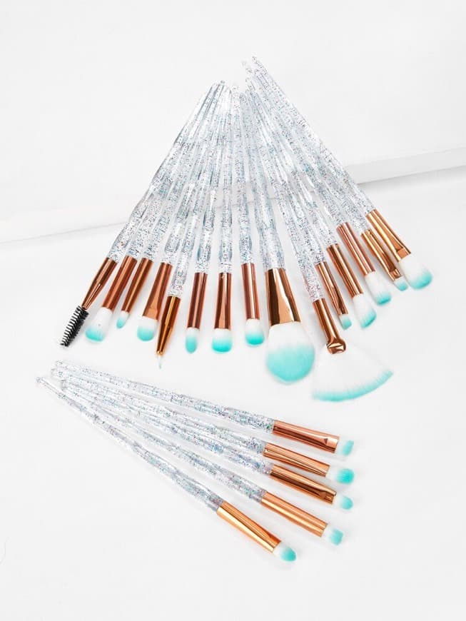 Product Clear Handle Makeup Brush 20pcs