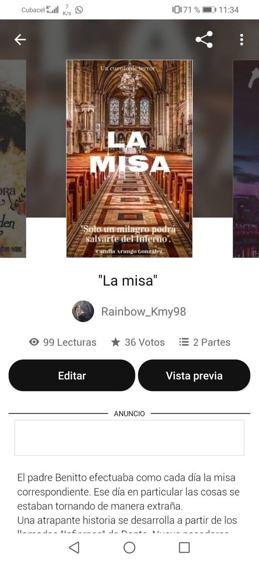 Moda "La misa" Wattpad 