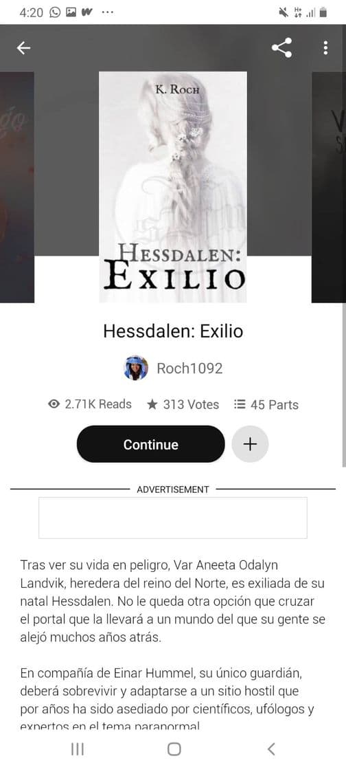 Book Hessdale: Exilio