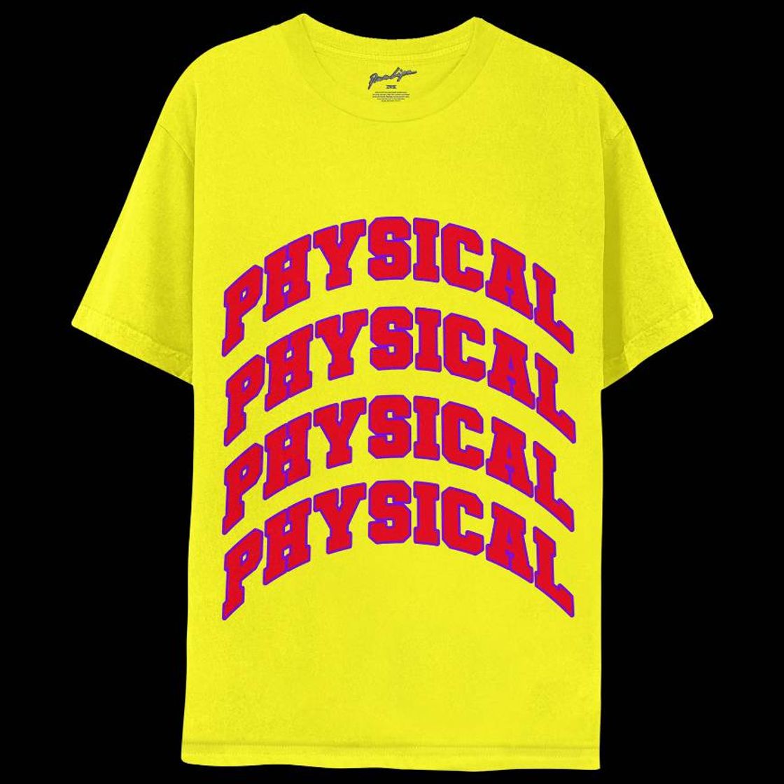 Fashion YELLOW PHYSICAL TEE