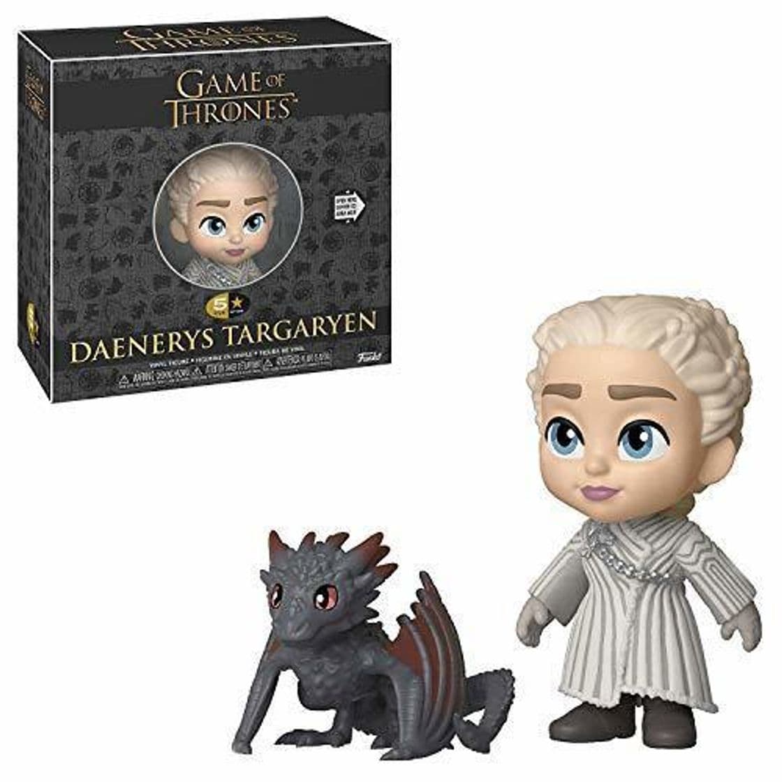 Game Funko Juego De Tronos Targaryen Figura 5 Stars Daenerys w/Drogon, Multicolor