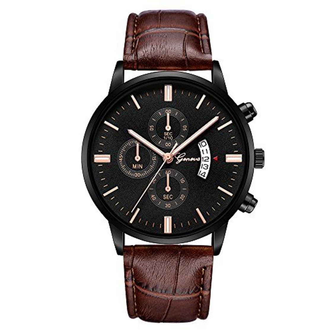 Lugar Kanlin1986 Relojes Hombre Reloj para Hombre De Ginebra Fecha Reloj De Pulsera