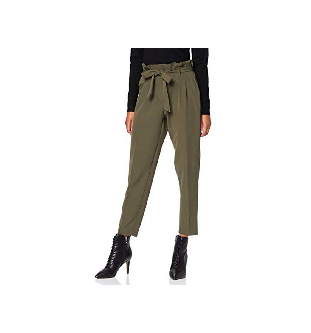 Producto New Look Vicky Highwaist Paperbag Pantalones, Verde