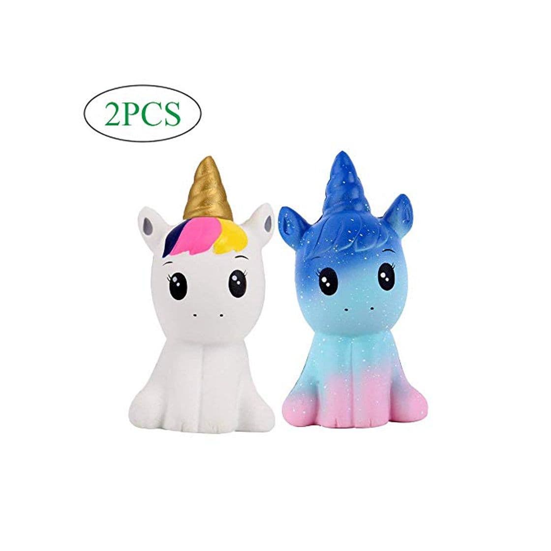 Producto Anboor Squishies 2 Piezas Unicornio Caballo Kawaii Suave Crecimiento Lento Squishies perfumados