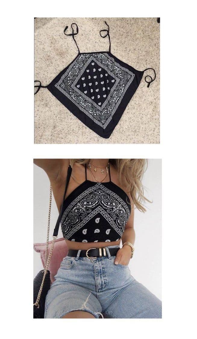 Fashion Cropped bandana