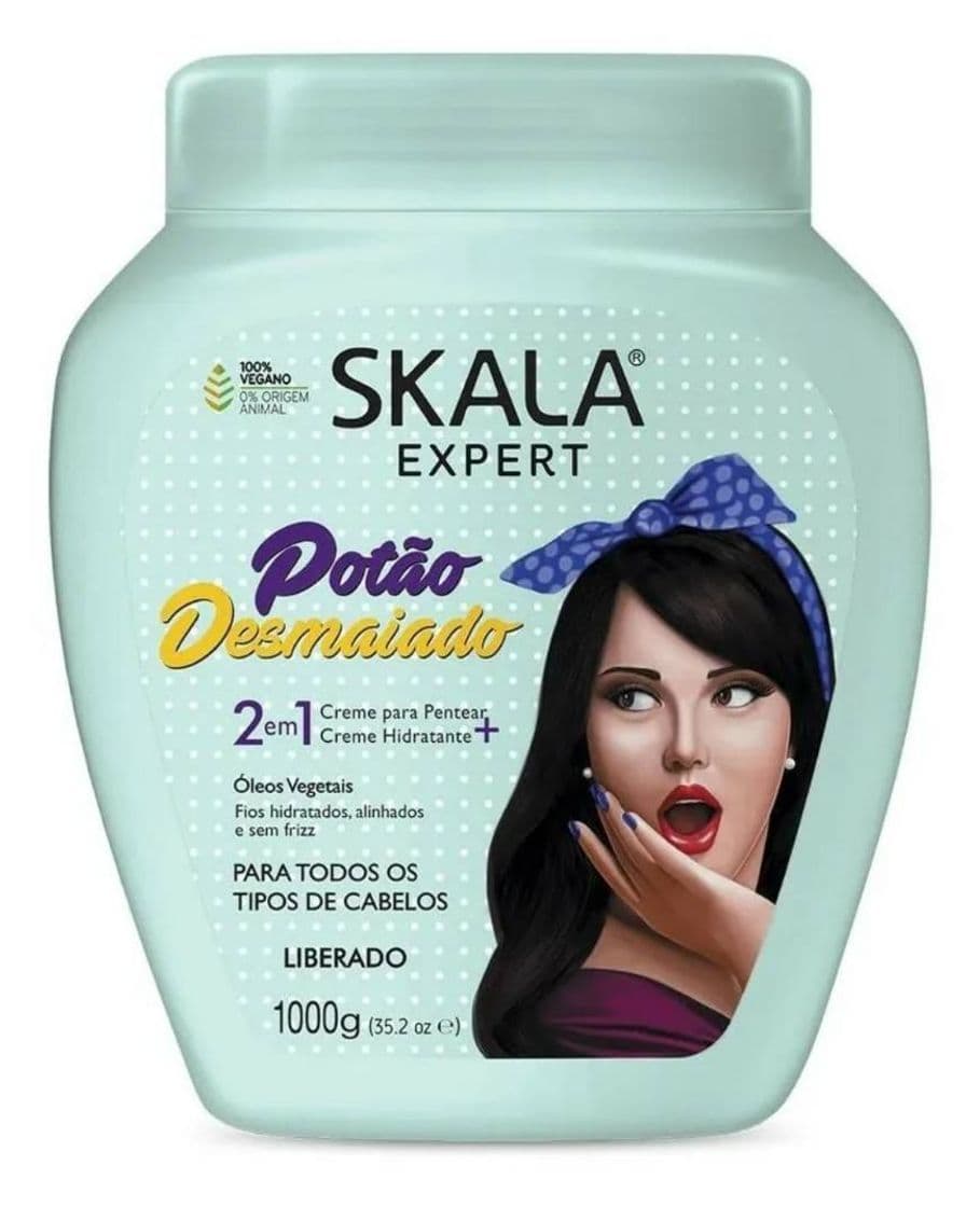 Fashion Creme De Tratamento Skala Potão Desmaiado 2 Em 1 -1000g

