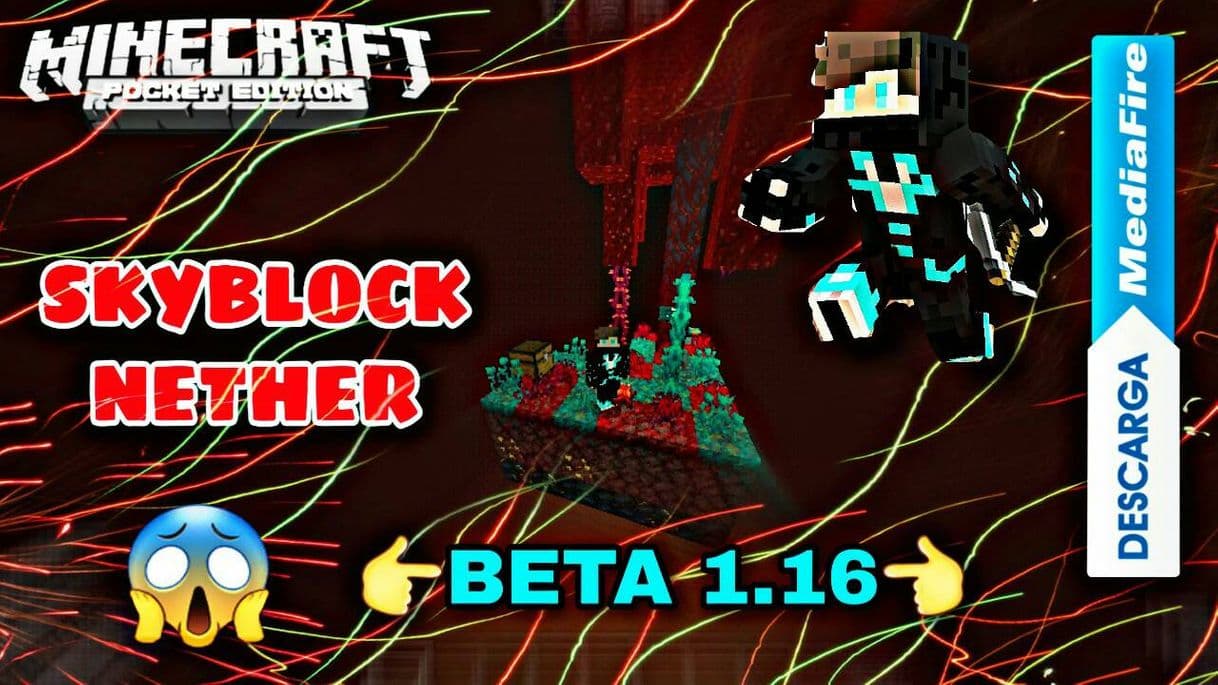 Fashion Nuevo mapa de skyblock pero está vez comienza en el nether