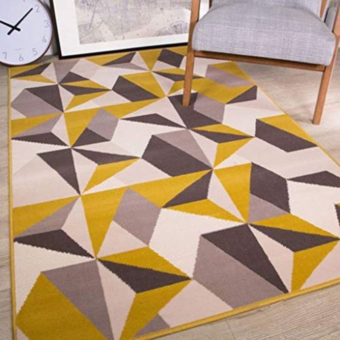 Producto The Rug House Milan Alfombra para Sala de Estar con diseño geométrico