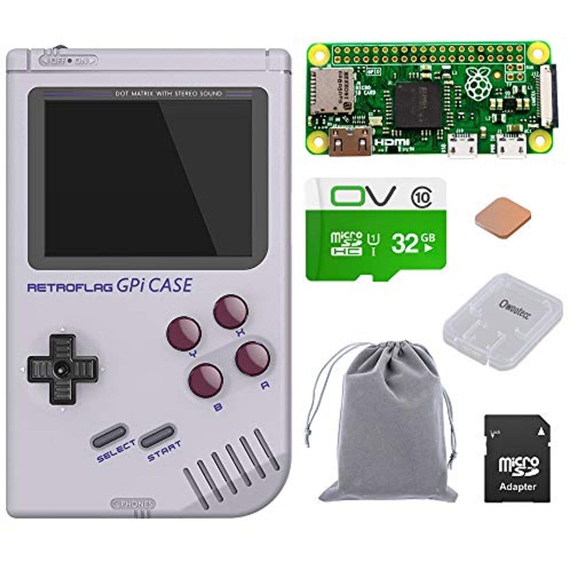 Producto owootecc Retroflag GPi Case para Raspberry Pi Zero y Zero W con