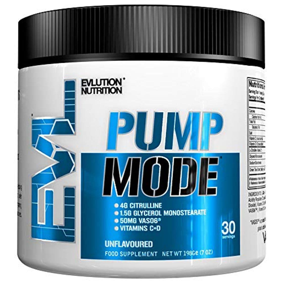 Product Evlution Nutrition PUMP MODE, Suplemento En Polvo De Oxido Nitrico Booster Vascular