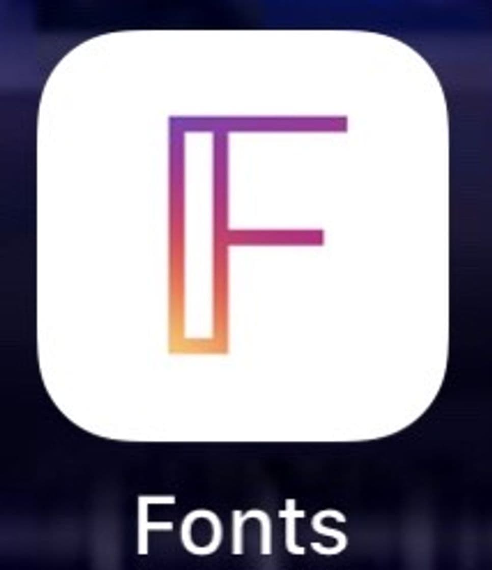 App Fonts