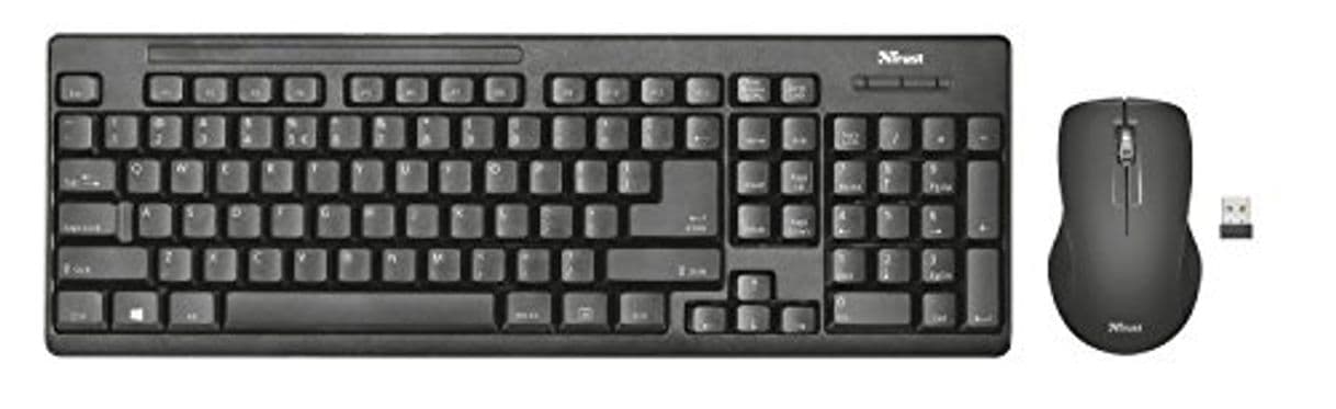 Product Trust Ziva - Teclado y ratón inalámbricos