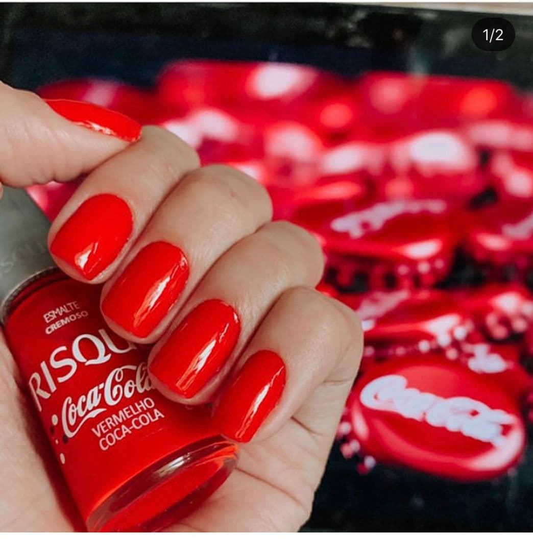 Fashion Esmalte vermelho lindo