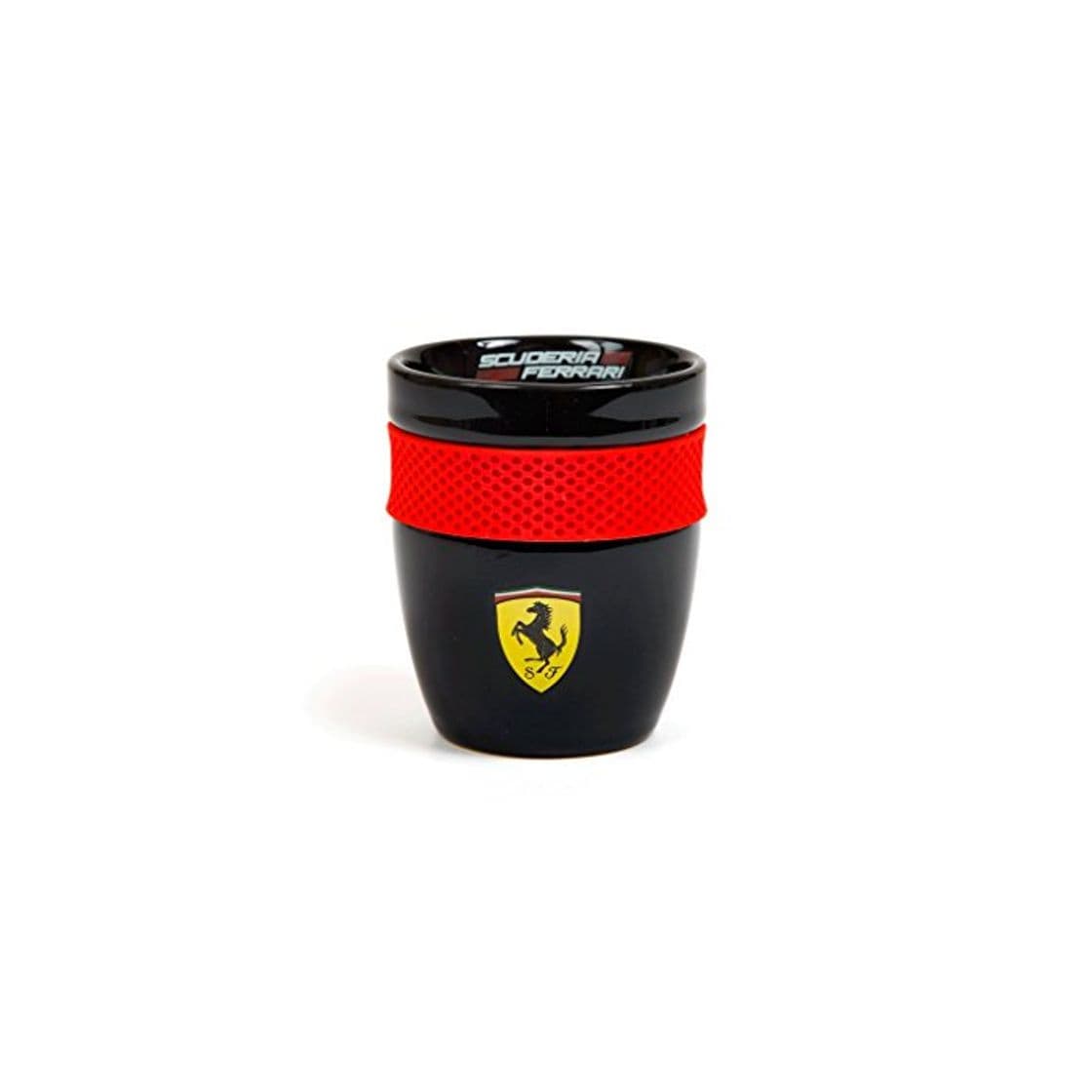 Producto FERRARI Scuderia Fórmula 1 Auténtica 2018 Taza Negra con Agarre de Goma