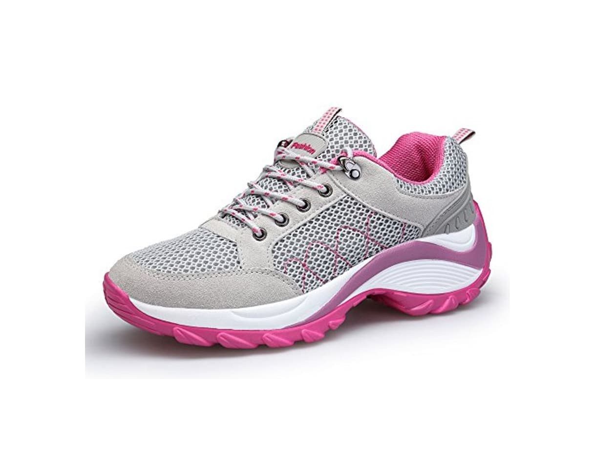 Product KOUDYEN Atlético Zapatos Chicas Mesh Zapatillas de Deporte Fitness Plataforma para Mujer