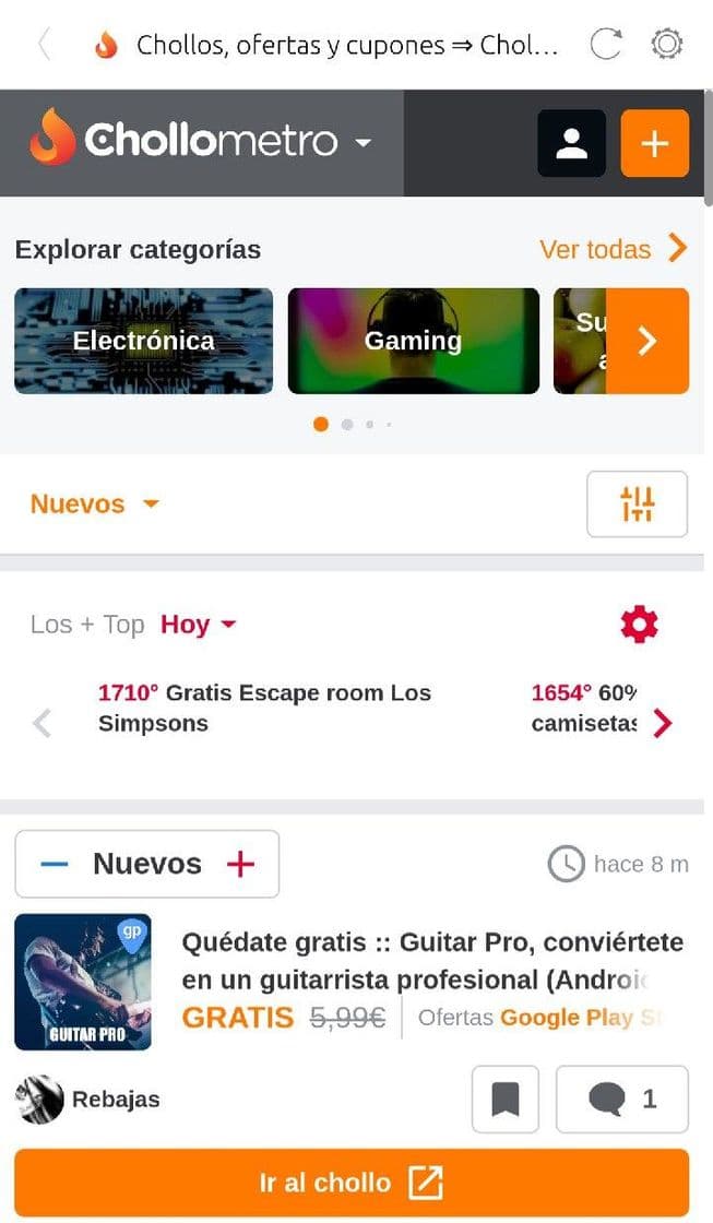 App Chollos, ofertas y cupones ⇒ Chollometro.com » Nº1 en España