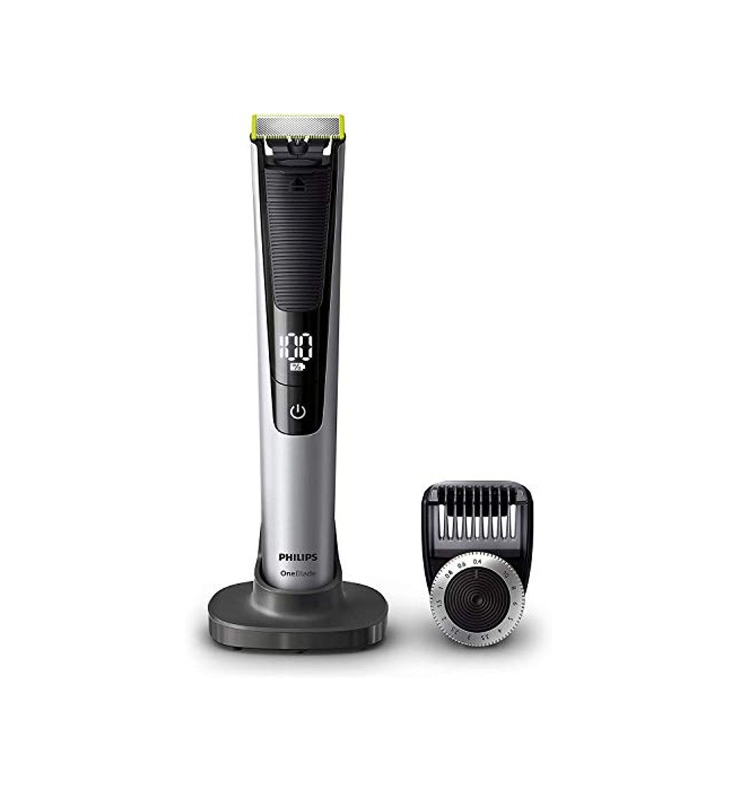 Belleza Philips OneBlade Pro QP6520/30 - Recortador de barba con peine de precisión