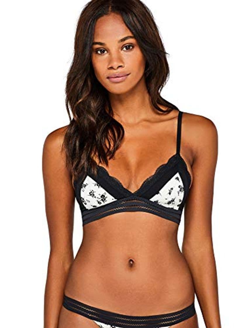 Producto Marca Amazon - IRIS & LILLY Sujetador Estilo Bralette Mujer, Multicolor