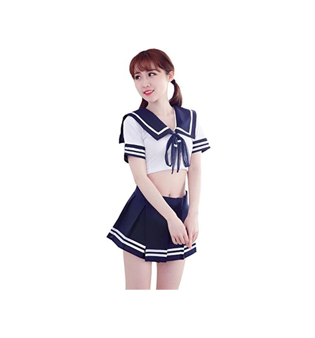 Product PENGSSTYLE Mujer Lencería Japonesa Uniforme Escolar Marinero Disfraz Traje de Cosplay con