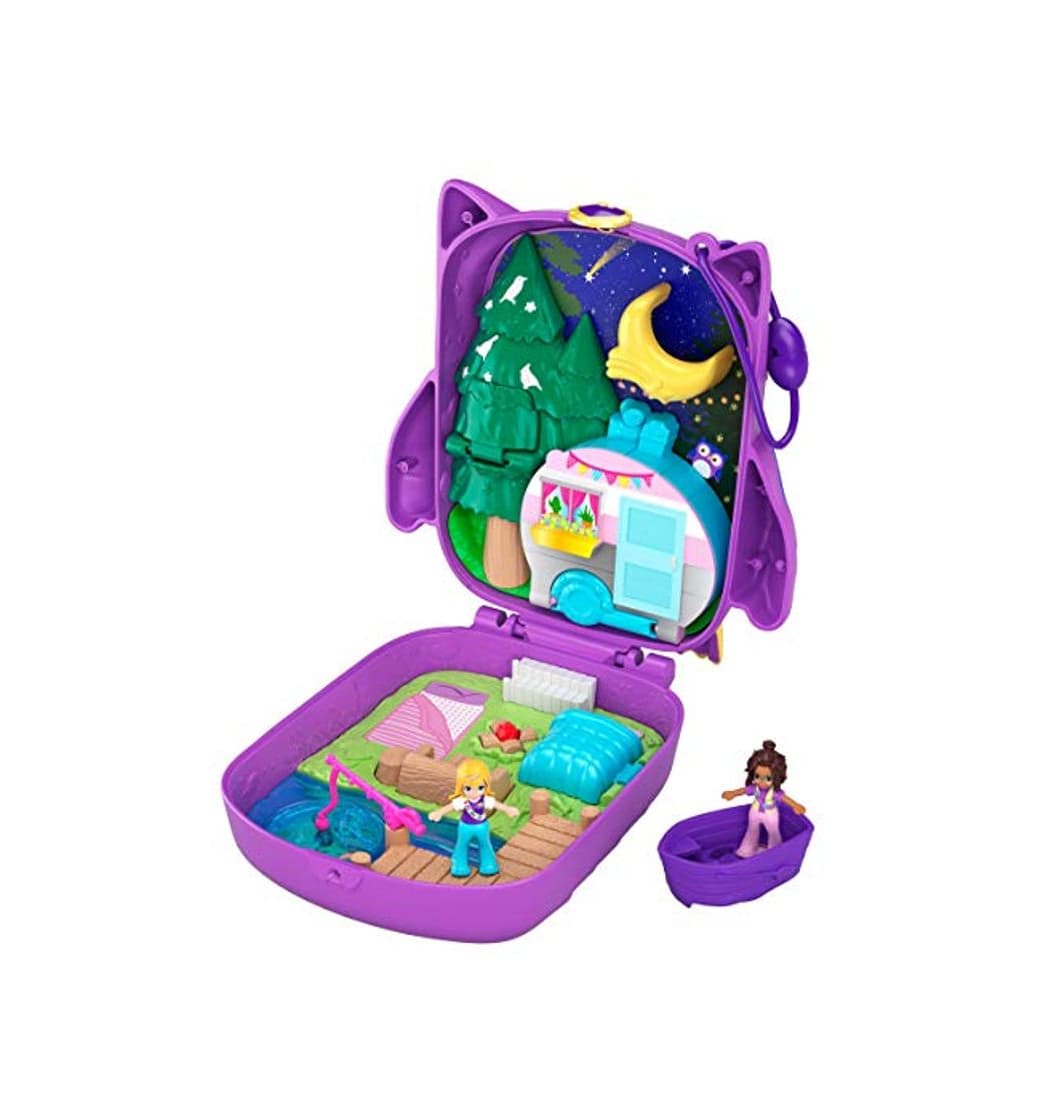 Producto Polly Pocket Cofre En Forma de Búho con Muñecas y Accesorios, Juguete