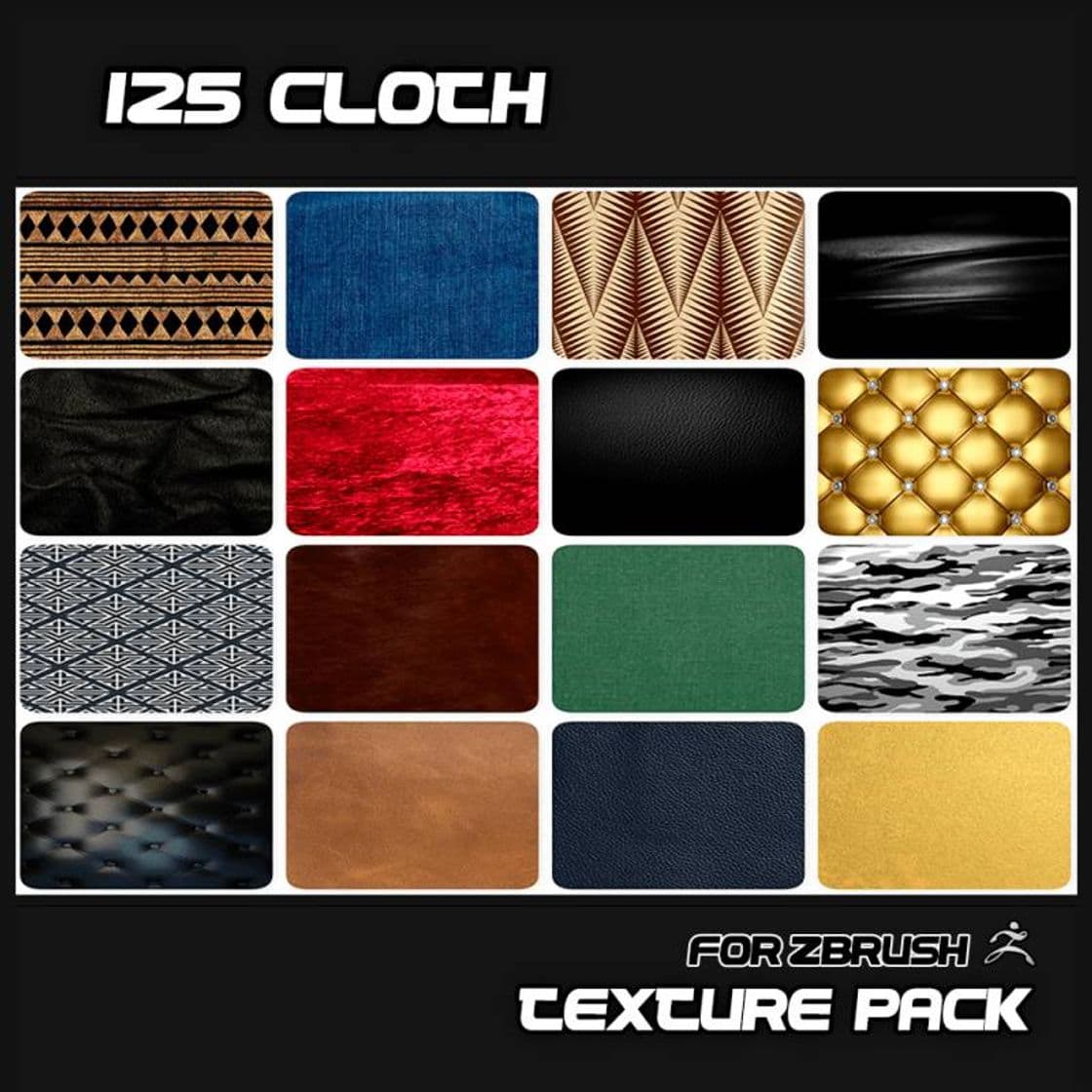 Moda 125 Cloth Pack Textures – ZbrushXtreme