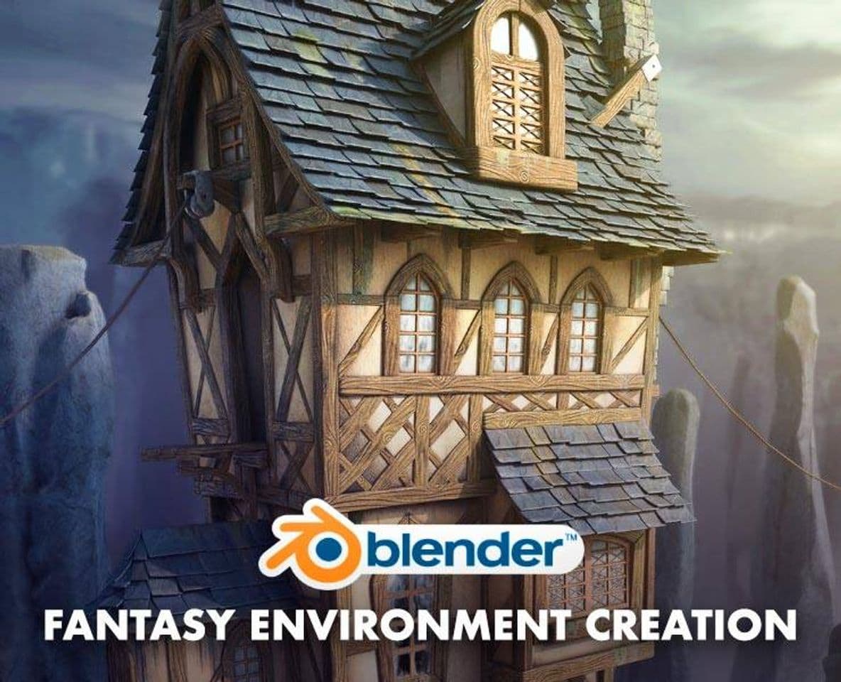 Moda The Cliff Tower Fantasy – Blender 3D