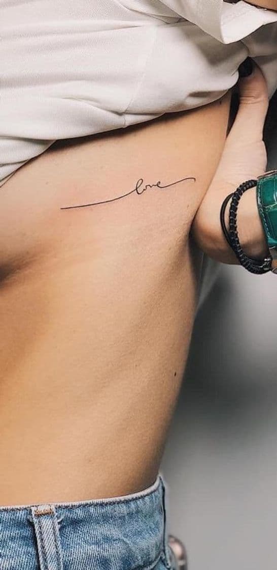 Fashion Tatuagem love minimalista 