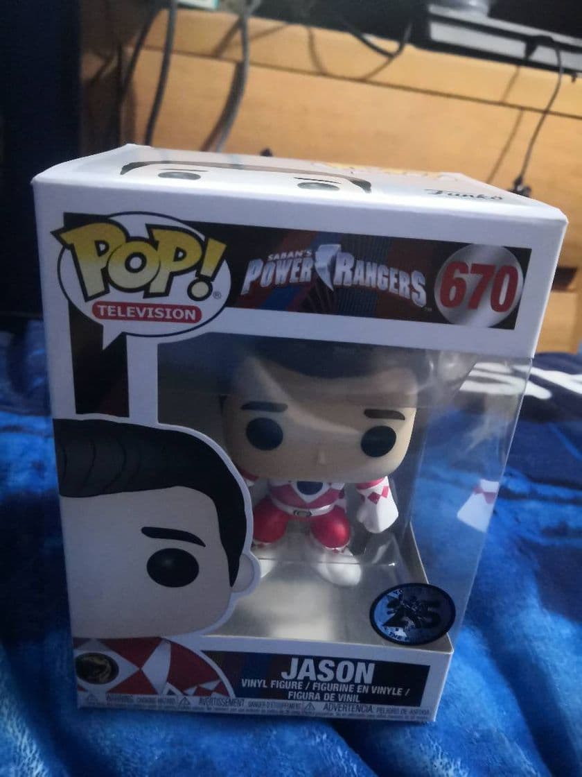 Product Funko Pop Power Rangers Jason Ranger Rojo Sin Casco Figura, Multicolor, Standard