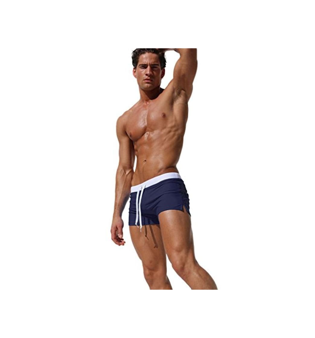 Producto Ateid Bañador de Natación Boxer para Hombre Azul Oscuro M