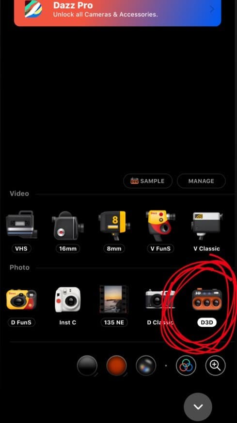 App Dazz Cam - Vintage Camera & 3D