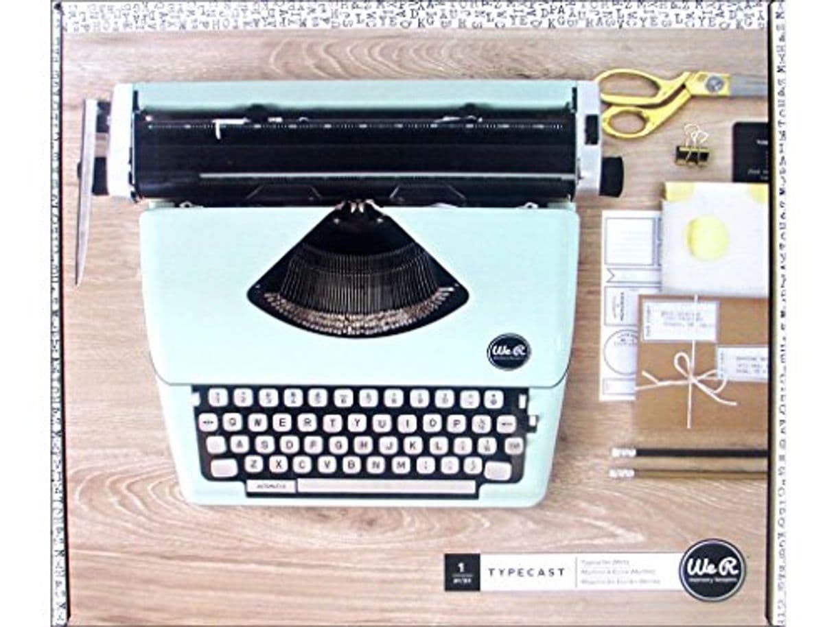 Producto We R Memory Keepers Máquina De Escribir Typecast Typewriter Mint Menta