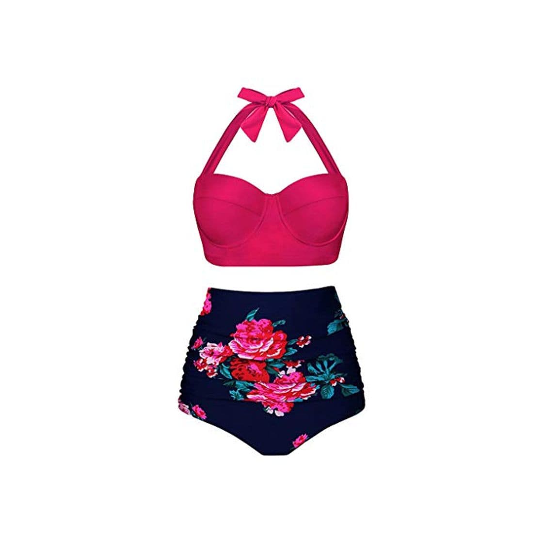 Producto VJJ AIDEAR Women Retro Vintage Underwire High Waisted Bathing Suits Bikini Set