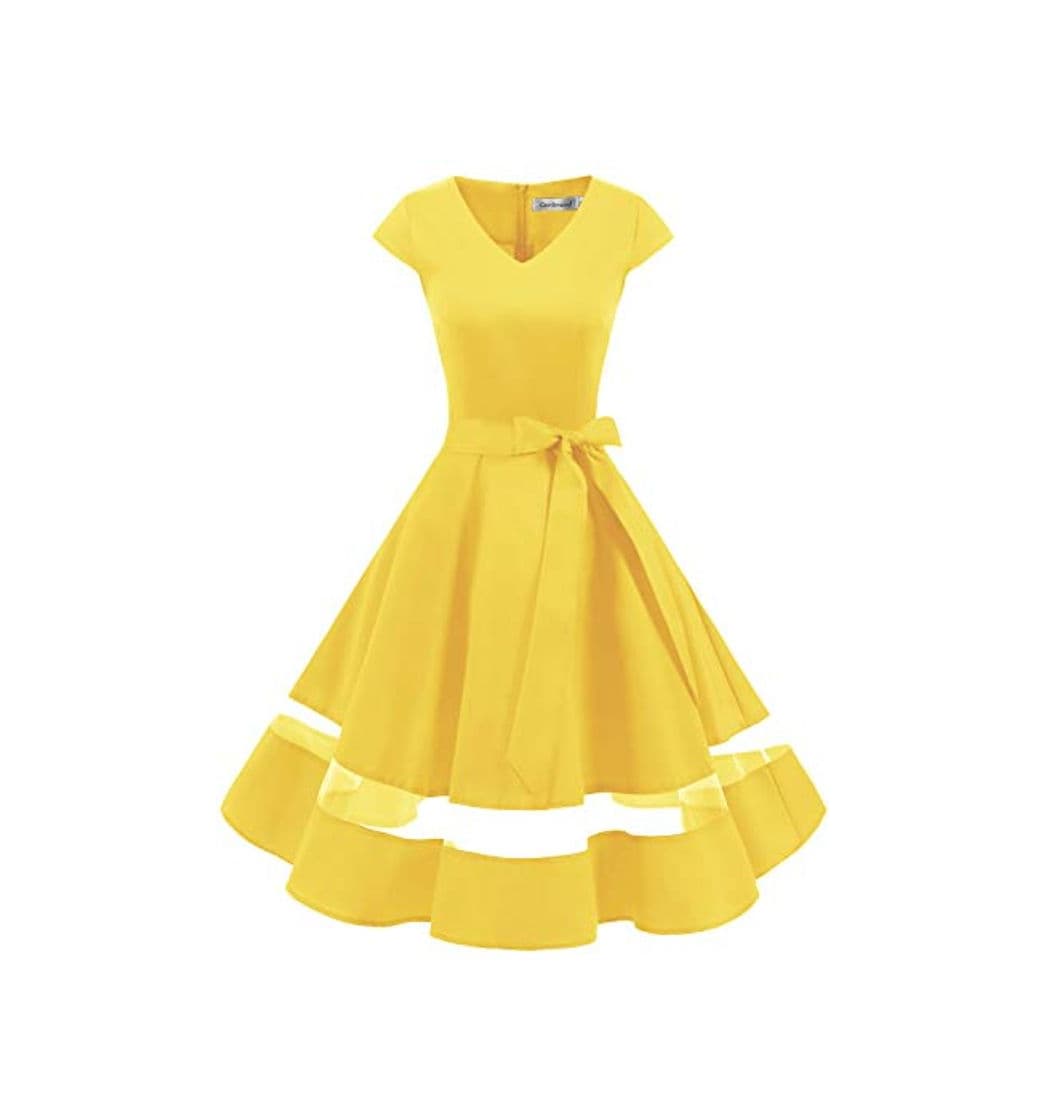 Producto Gardenwed Vintage Vestidos Coctel Corto 50s Vestido de la Fiesta para Mujer