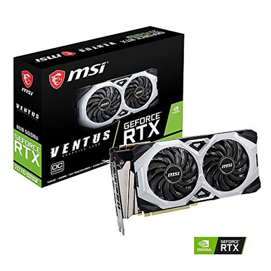 Electronic MSI GeForce RTX 2070 Super Ventus OC, Tarjeta Gráfica