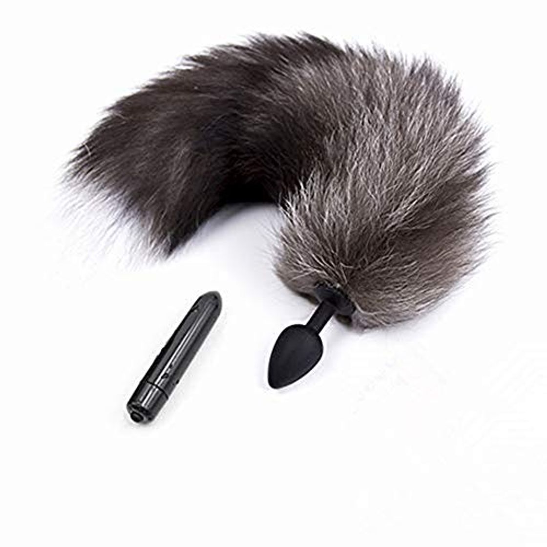 Producto Dingcaiyi Estimulador Vibratorio De 10 Velocidades Con Fox Tails Silicona Būtt-Plug Pareja