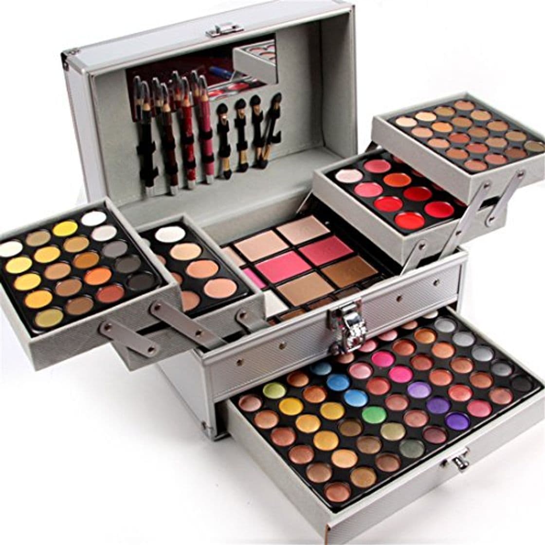 Belleza PhantomSky 132 Colores Cosmético Maquillaje Profesional Paleta de Sombra de Ojos con