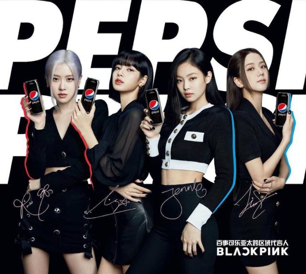 Moda BLACKPINK embajadoras de PEPSI