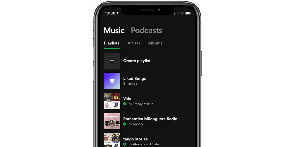 App Spotify: Music and Podcasts