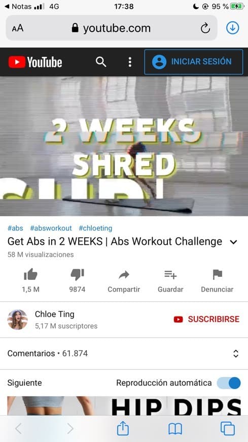 Moda reto 2 semanas de abdominales 