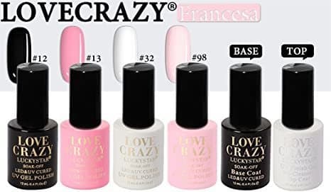 Producto LOVECRAZY® Series Esmaltes de Uñas en Gel Permanente/Semipermanente para Manicura y Pedicura,