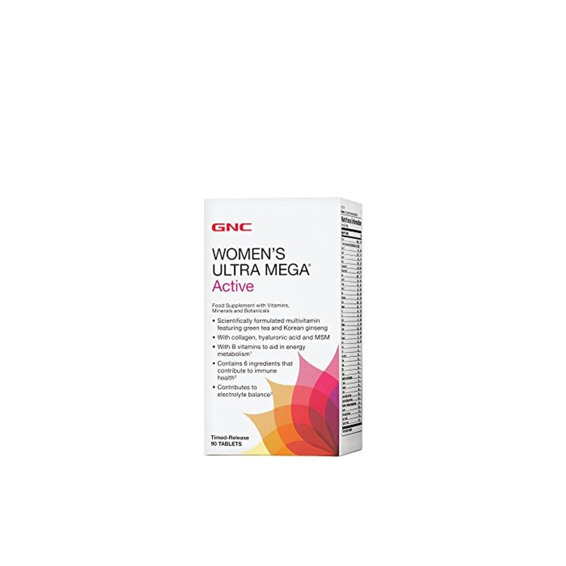 Product Gnc Ultra mega para mujer activa