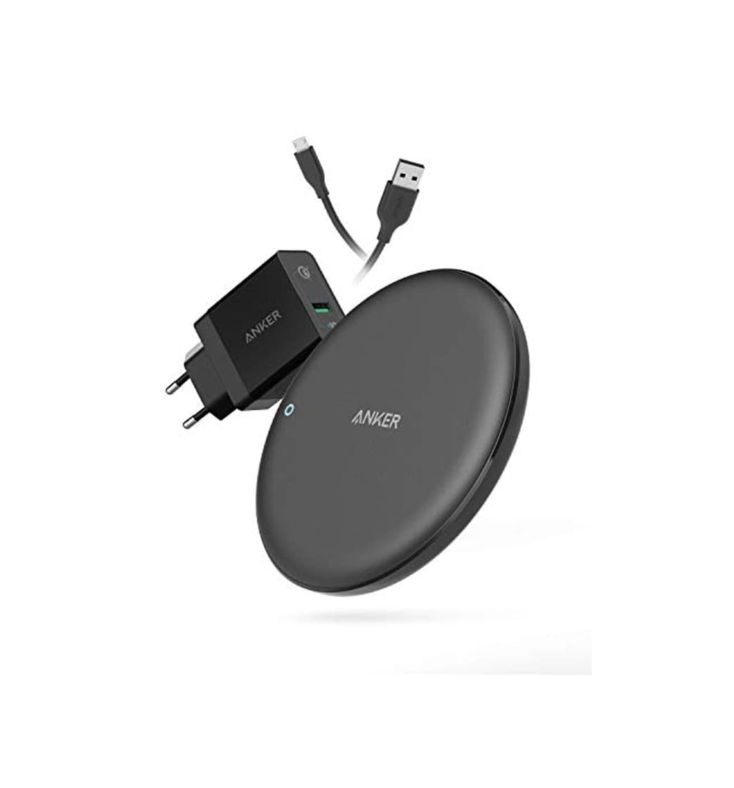 Product Anker PowerWave 7.5 Pad, Cargador inalámbrico rápido de 7.5W para iPhone X/