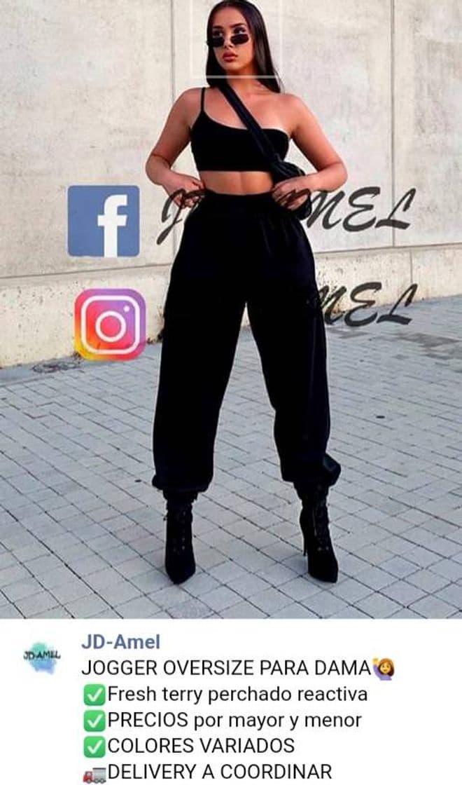 Fashion Joggers Overzise para Dama