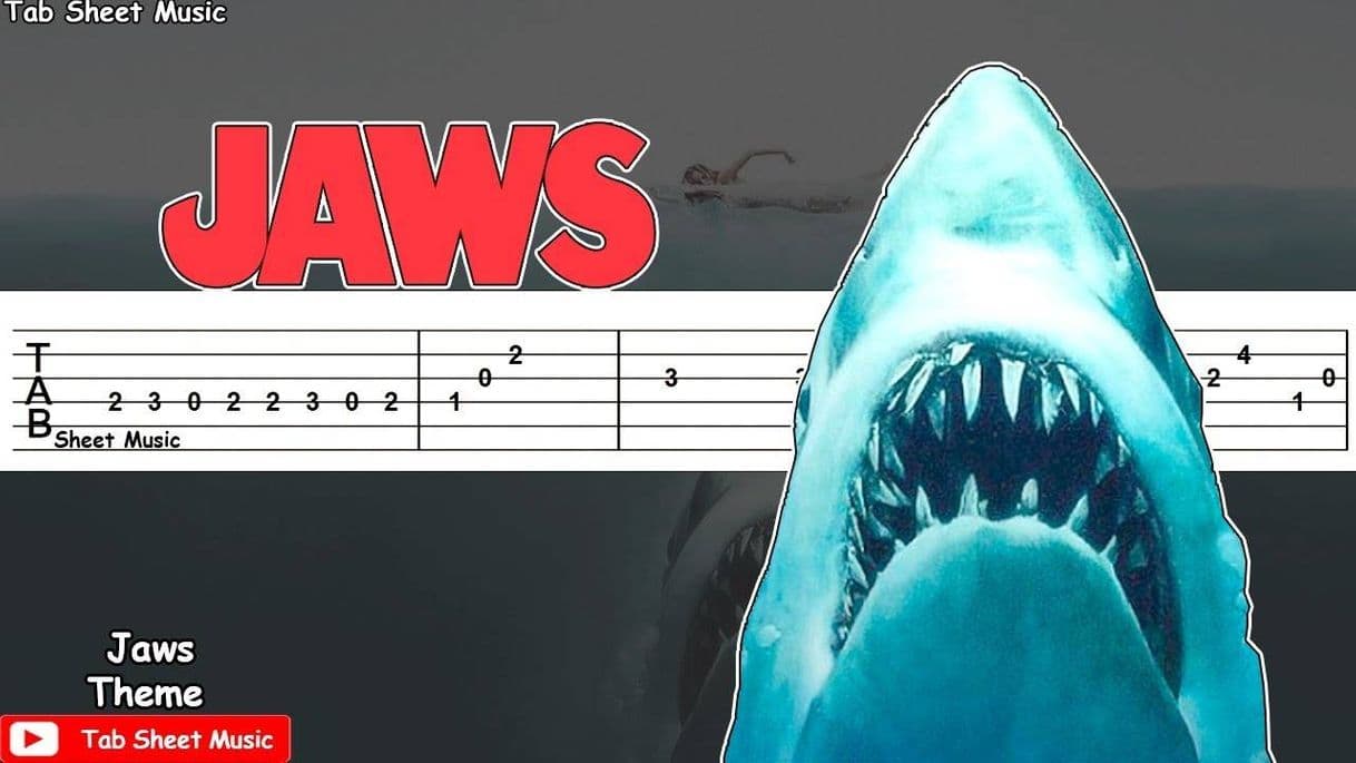 Moda Jaws - Theme Guitar Tutorial 